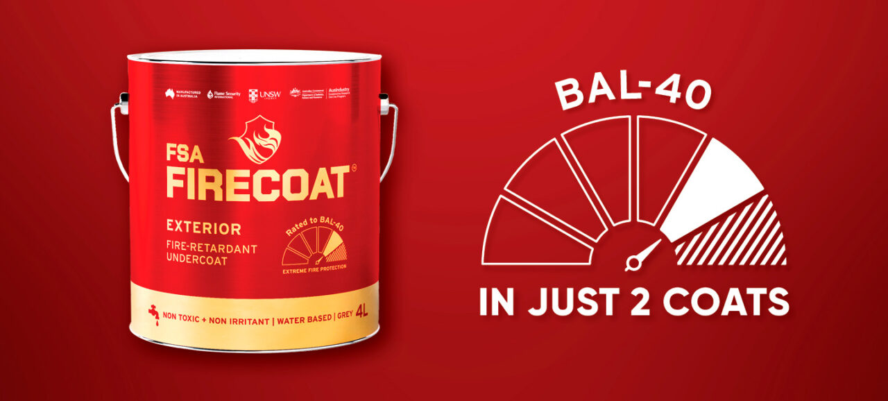 FIRECOAT Exterior BAL-40 in just two coats